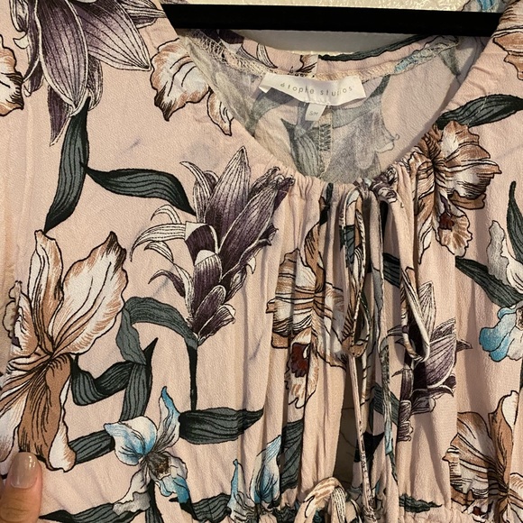 Flowy Double Drawstring Romper - Picture 4 of 5